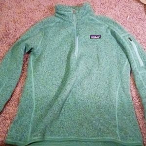 Patagonia large green turtleneck sweater